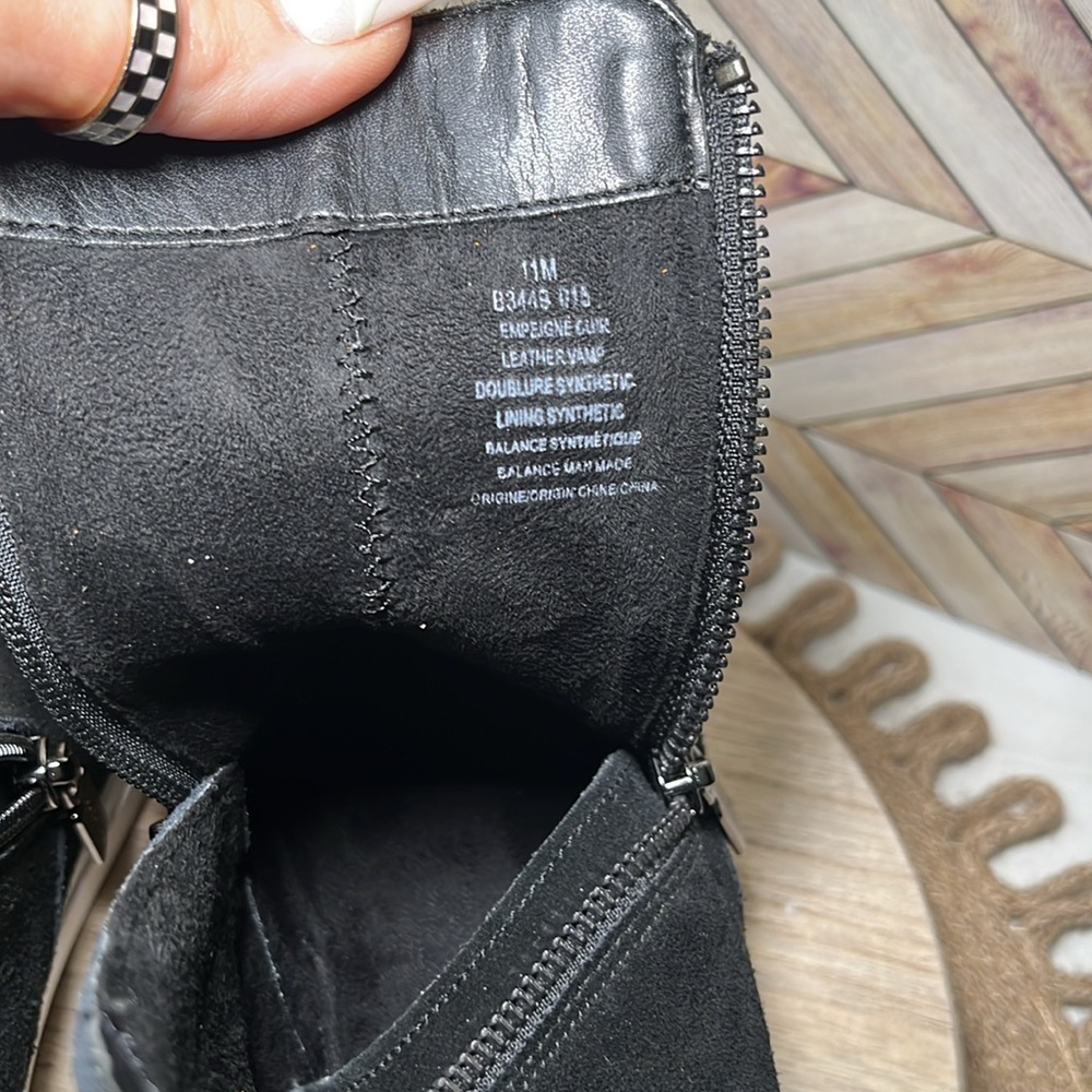 Blondo Giselle Sz 11 Waterproof Black Suede High Top Ankle‎ Double Zipper Boot - Picture 8 of 10